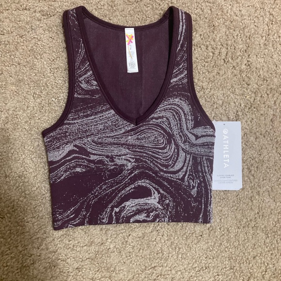 ATHLETA AURORA SEAMLESS SHINE TANK - Picture 3 of 3